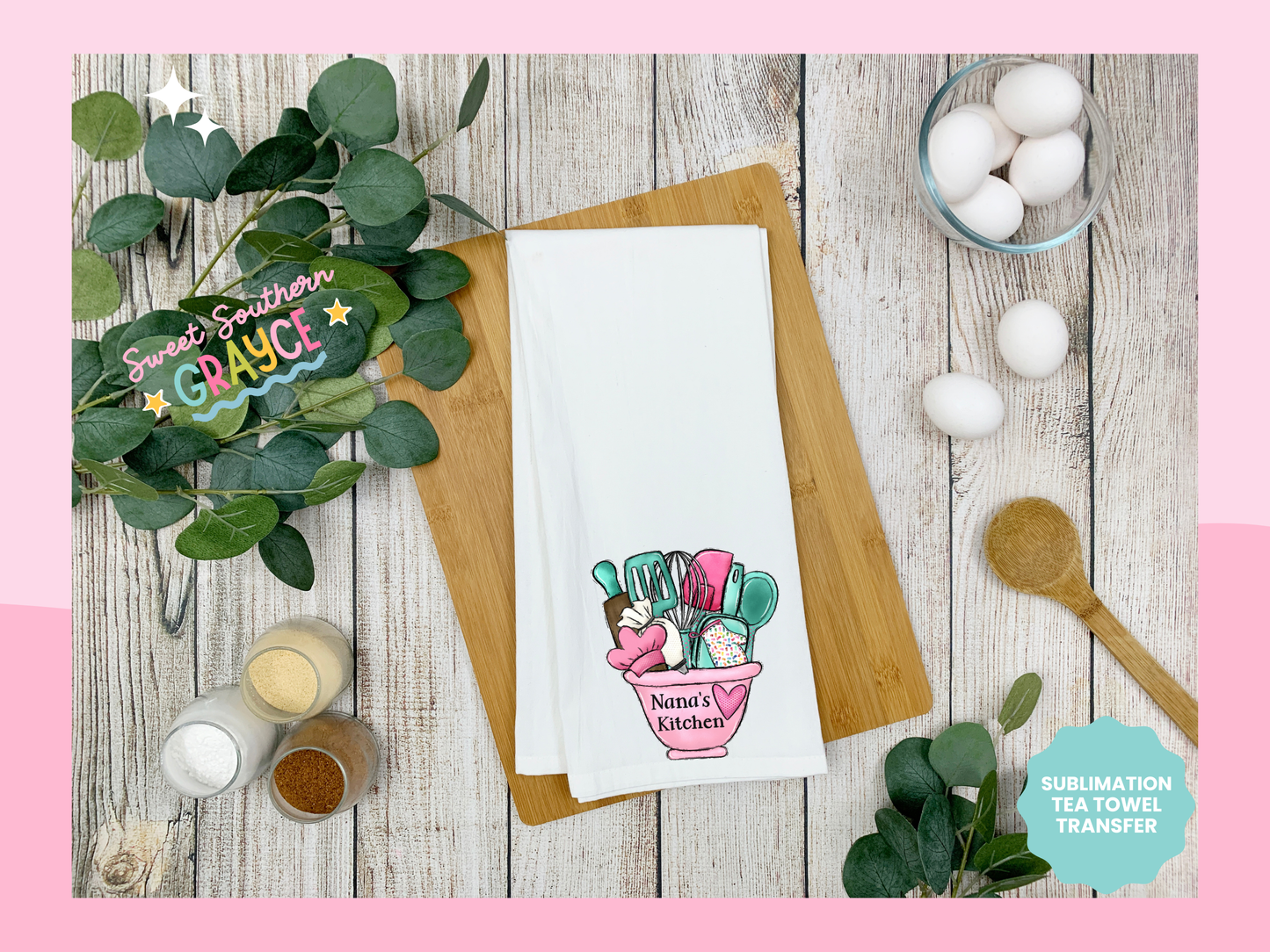 TEA TOWEL - NANAS KITCHEN