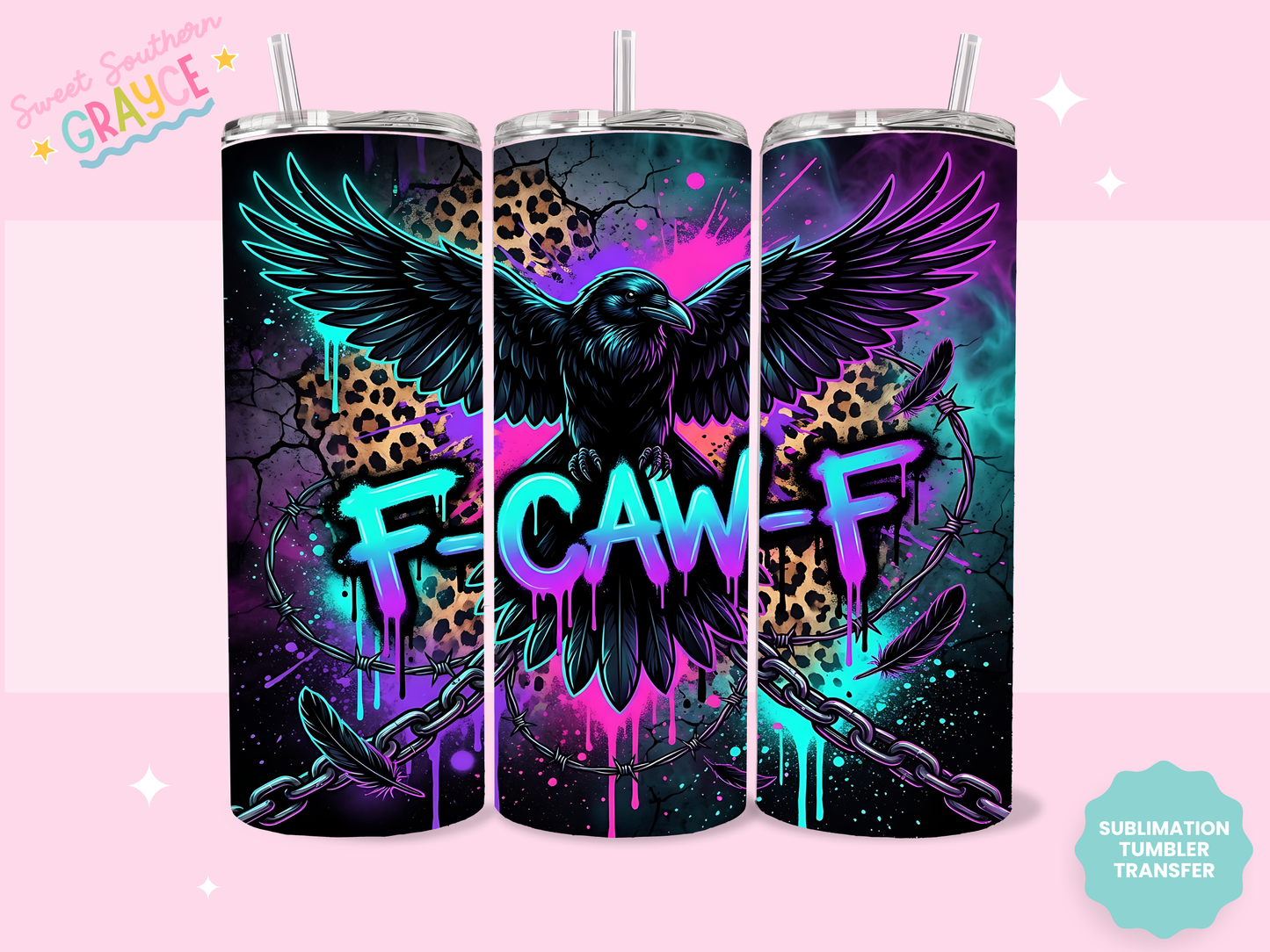 20oz SUBLIMATION TRANSFER- F-CAW-F