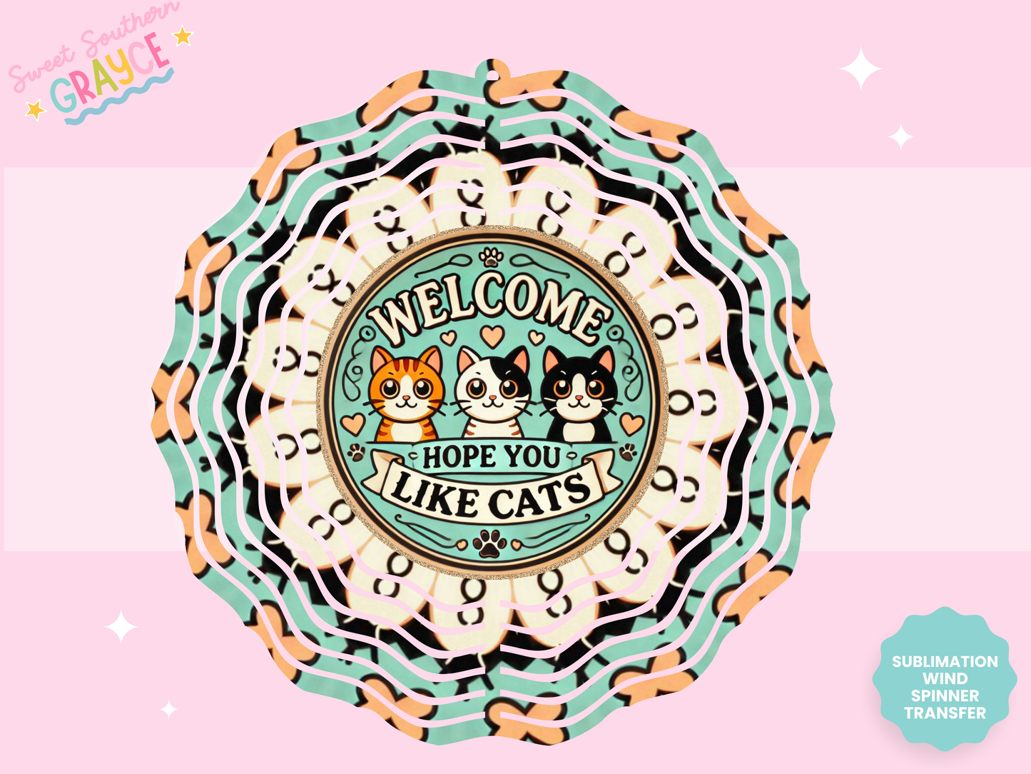 WIND SPINNER SUB TRANSFER - WELCOME CATS