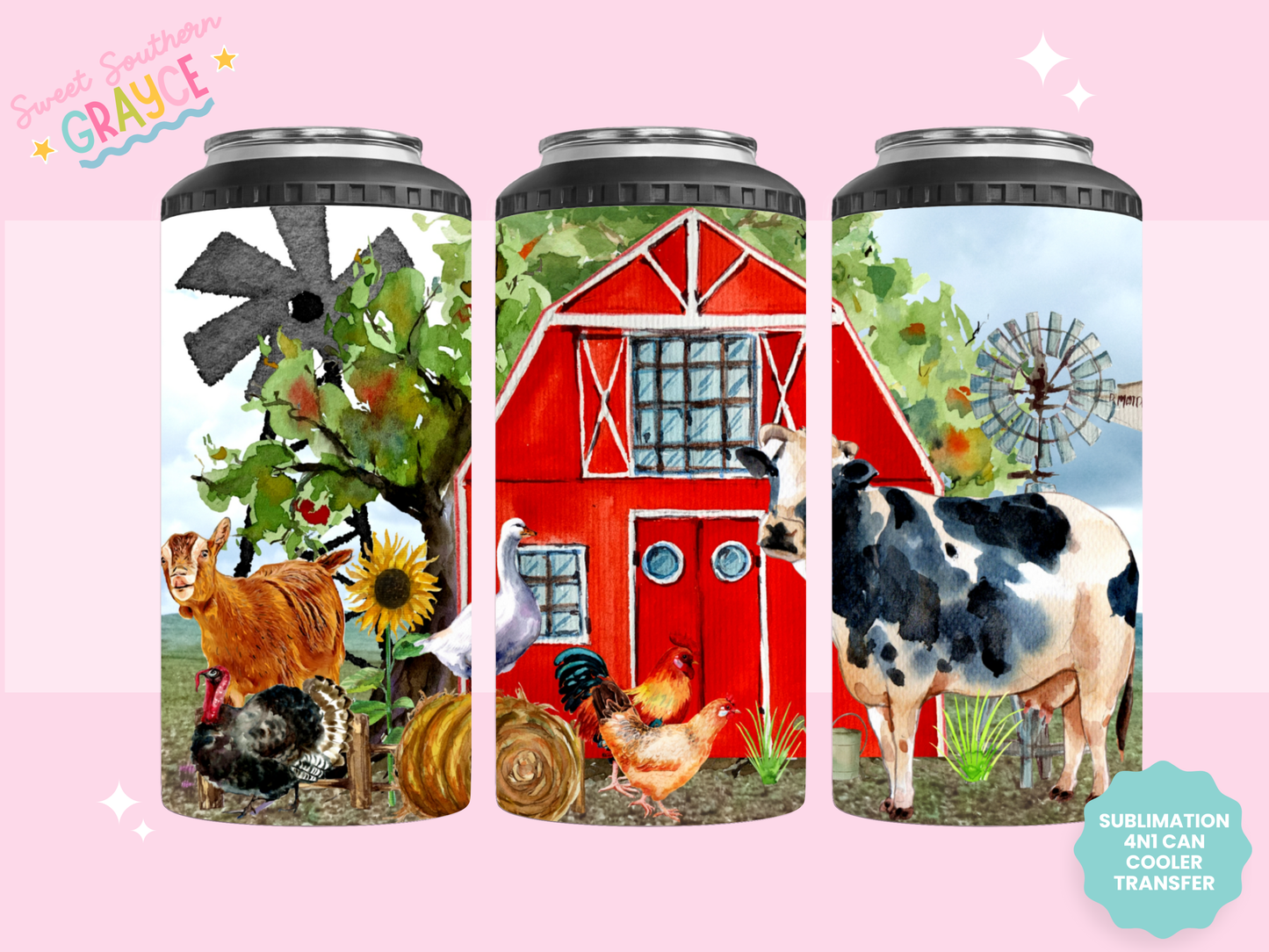 4n1 CAN COOLER TRANSFER- FARM