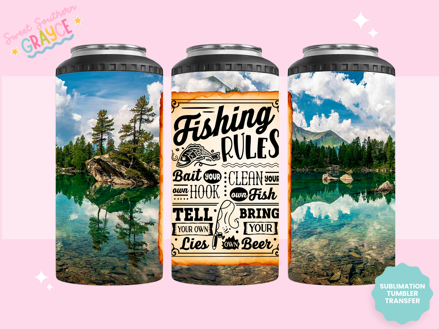 4n1 CAN COOLER TRANSFER- FISHING RULES