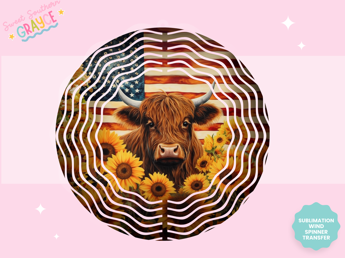 WIND SPINNER SUB TRANSFER - AMERICAN SUNFLOWER HIEFER