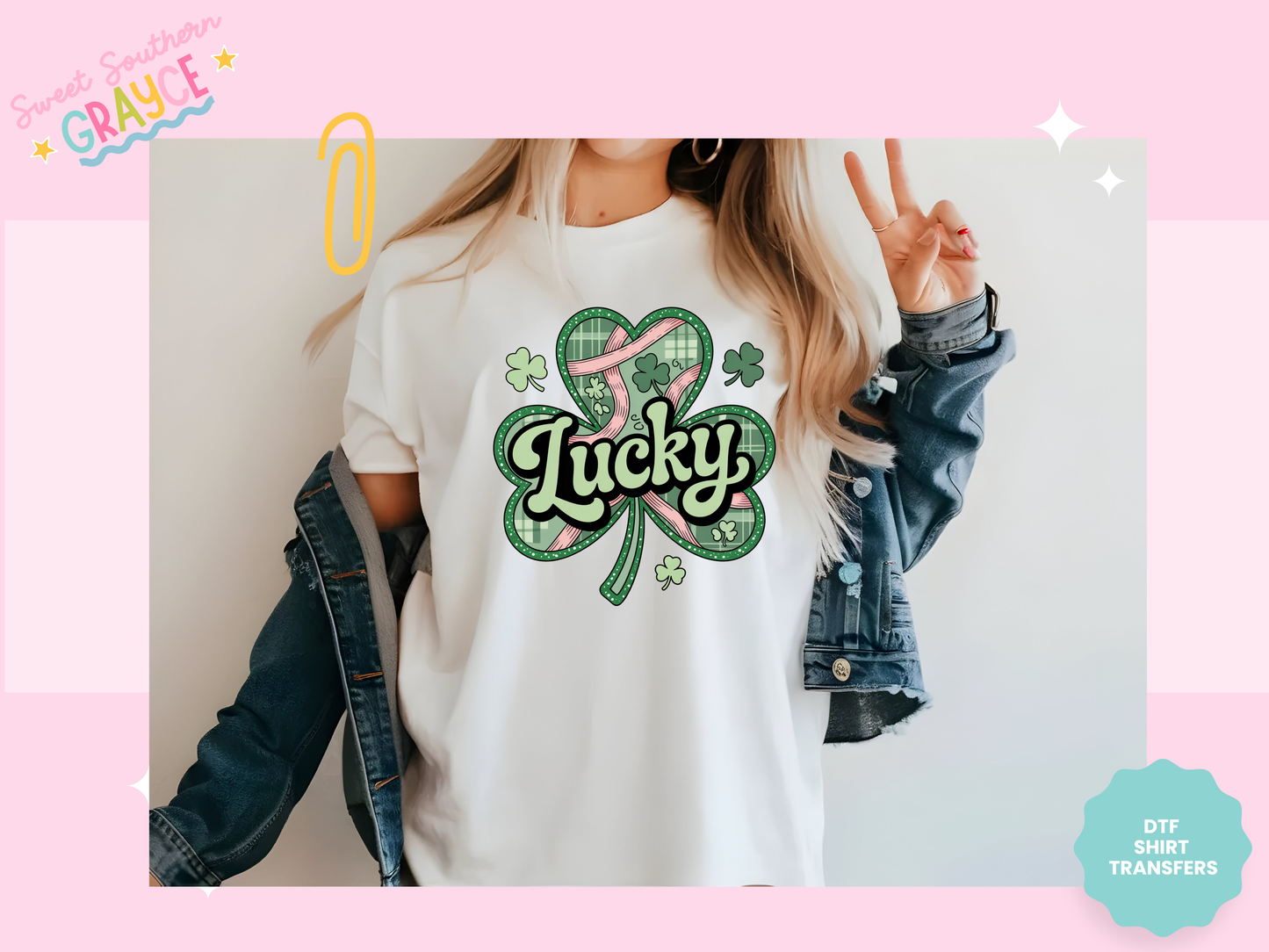 LUCKY FOUR LEAF CLOVER