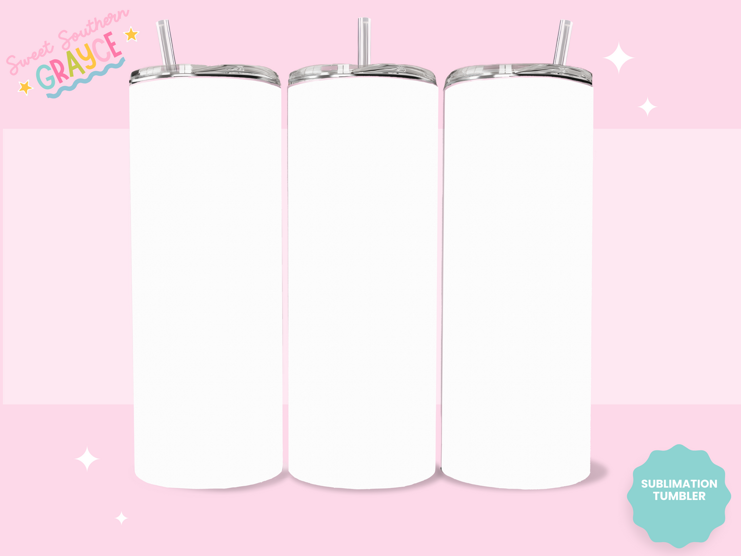 BLANKS - 20oz SUBLIMATION TUMBLER