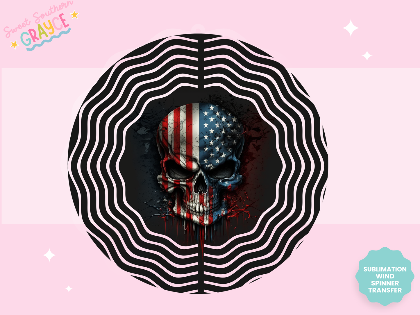 WIND SPINNER SUB TRANSFER - AMERICAN SKULL