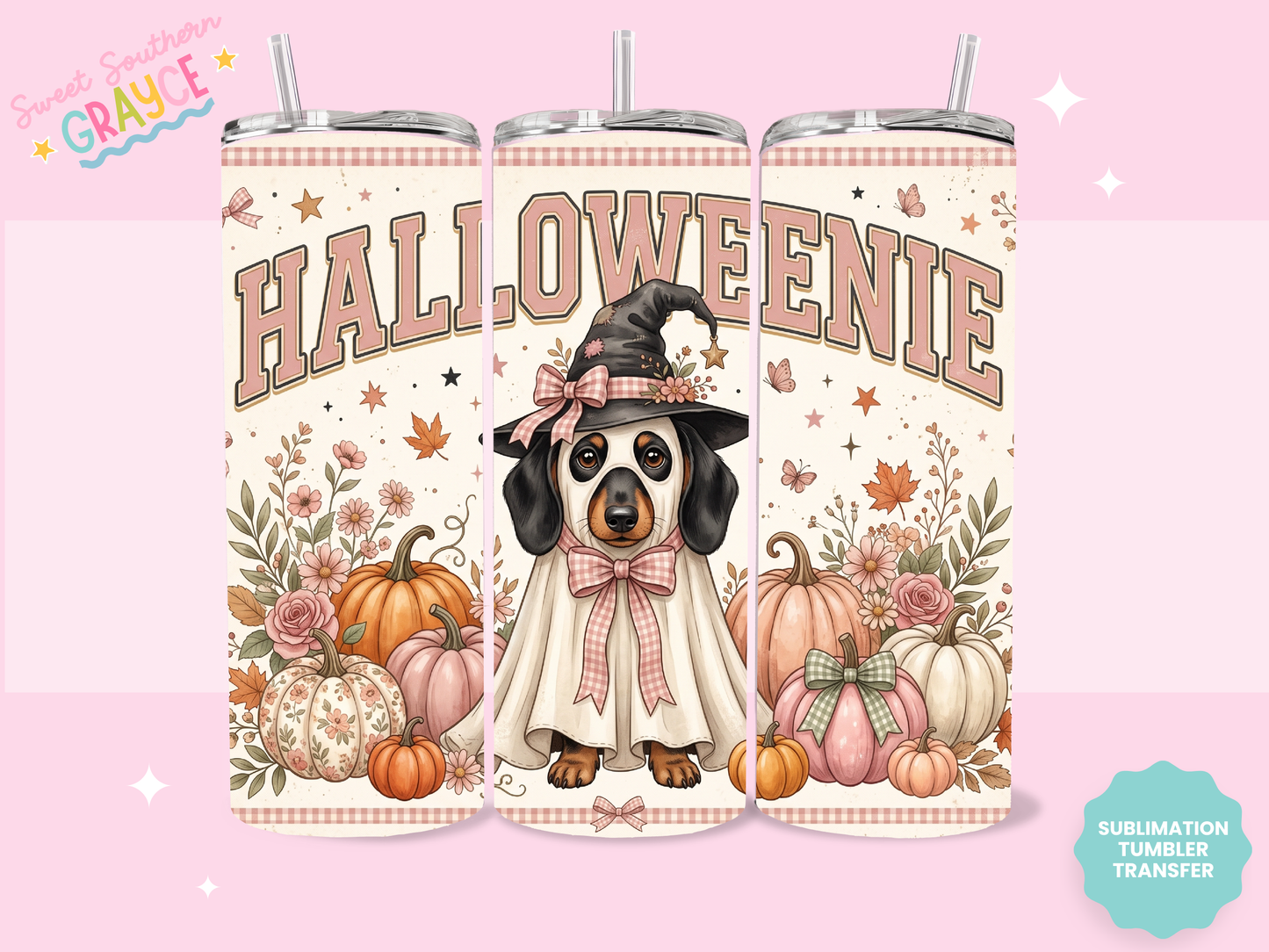 20oz SUBLIMATION TRANSFER- HALLOWEENIE