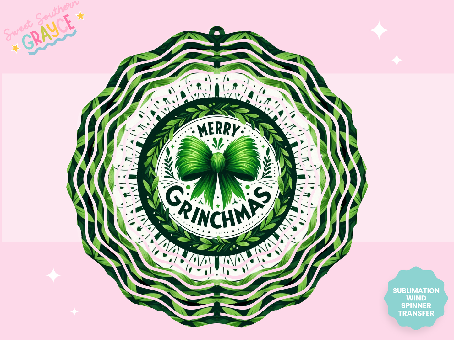 WIND SPINNER SUB TRANSFER - MERRY GRINCHMAS BOW