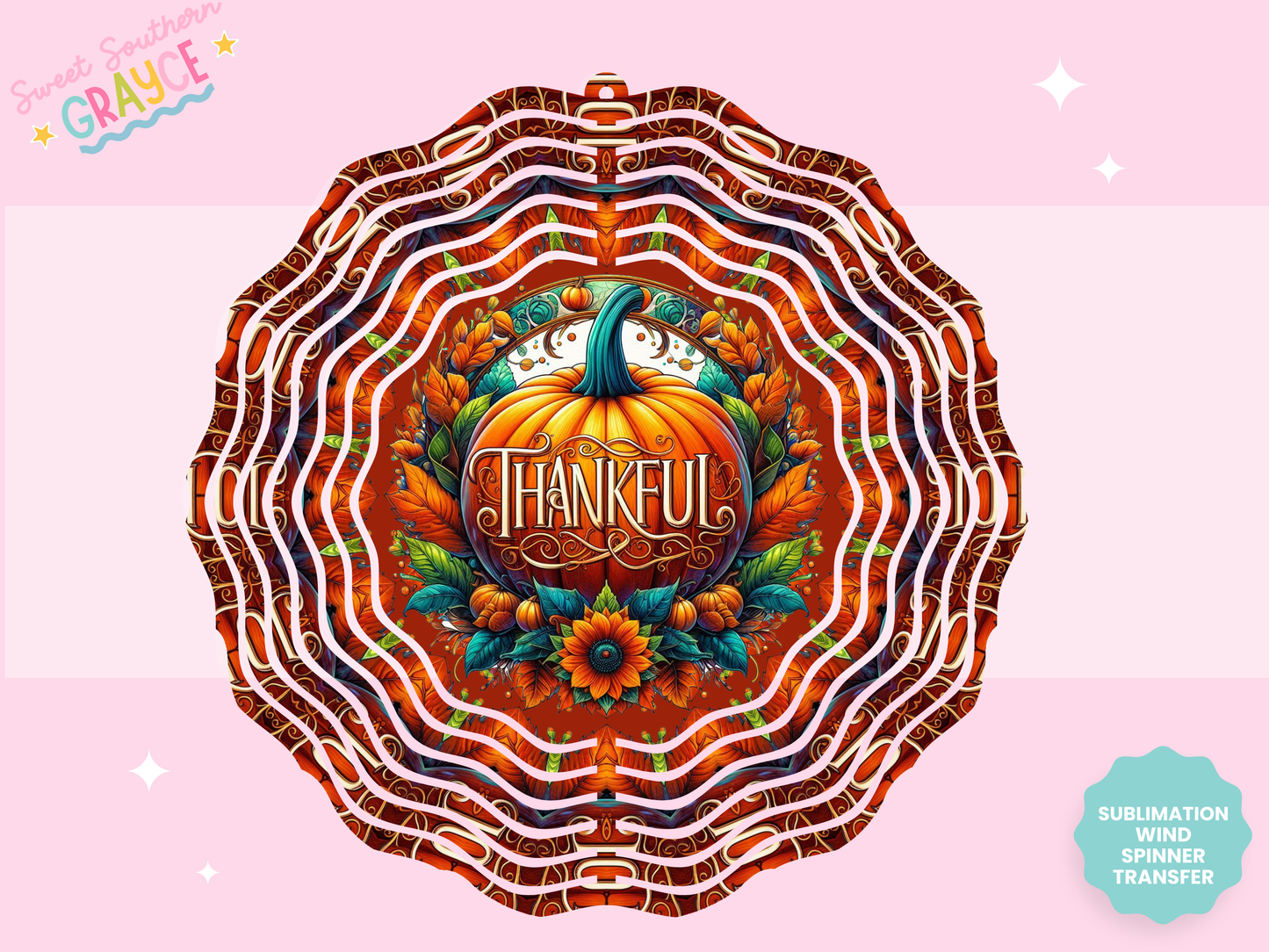 WIND SPINNER SUB TRANSFER - THANKFUL PUMPKIN