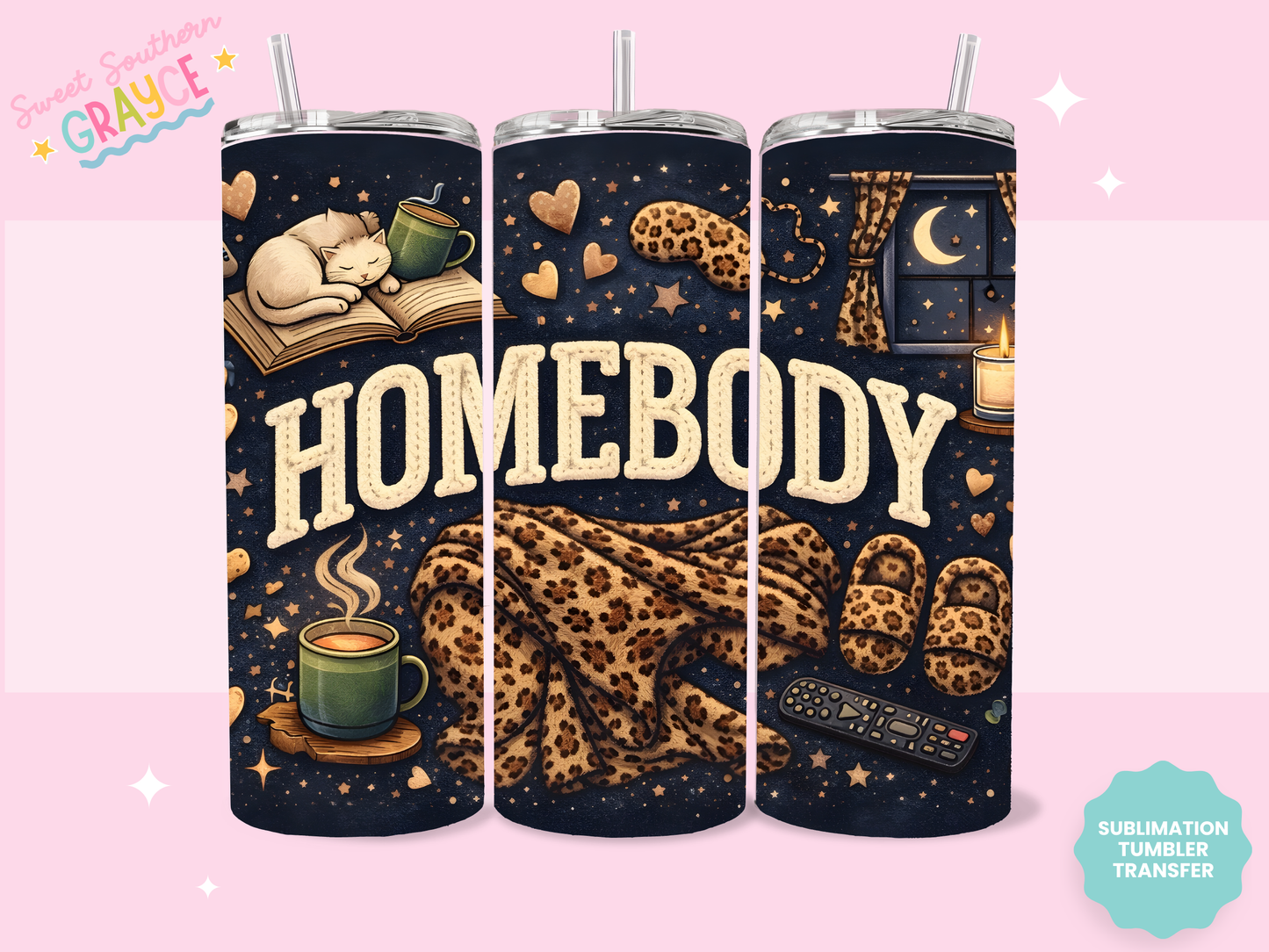 20oz SUBLIMATION TRANSFER- HOMEBODY