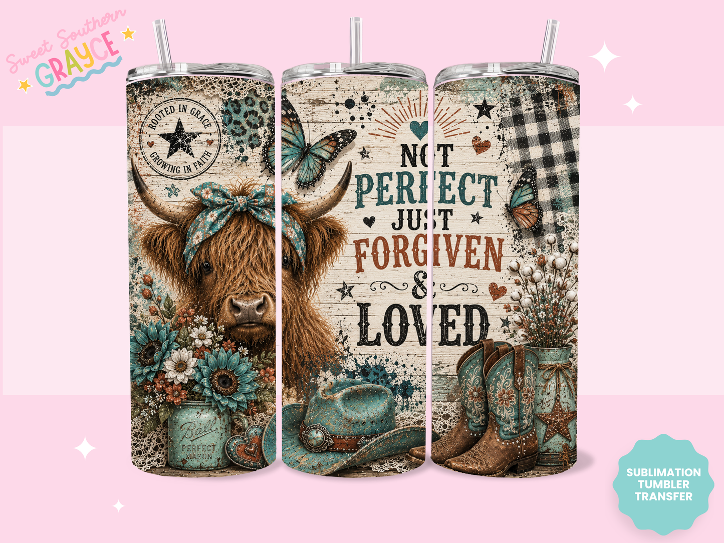 20oz SUBLIMATION TRANSFER- NOT PERFECCT