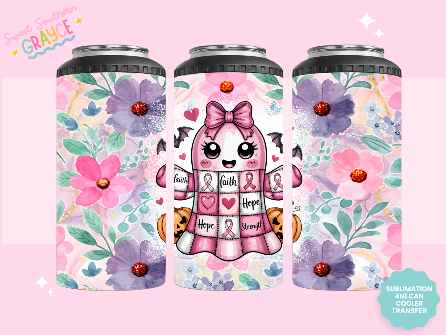 4n1 CAN COOLER TRANSFER- AWARENESS GHOSTIE