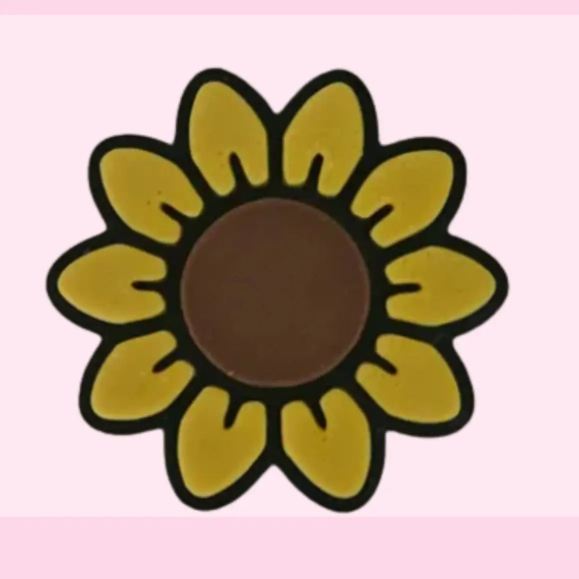 3D STRAW TOPPER- SUNFLOWER