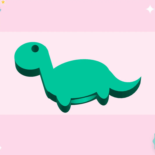 3D STRAW TOPPER- DINO