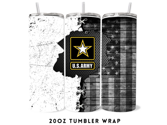 20oz SUBLIMATION TRANSFER- US ARMY FLAG