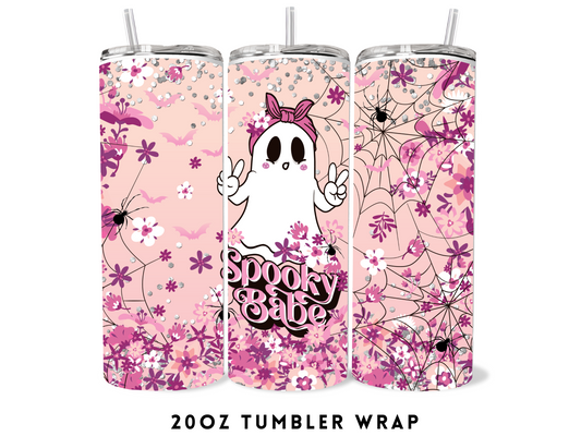 20oz SUBLIMATION TRANSFER- SPOOKY BABE