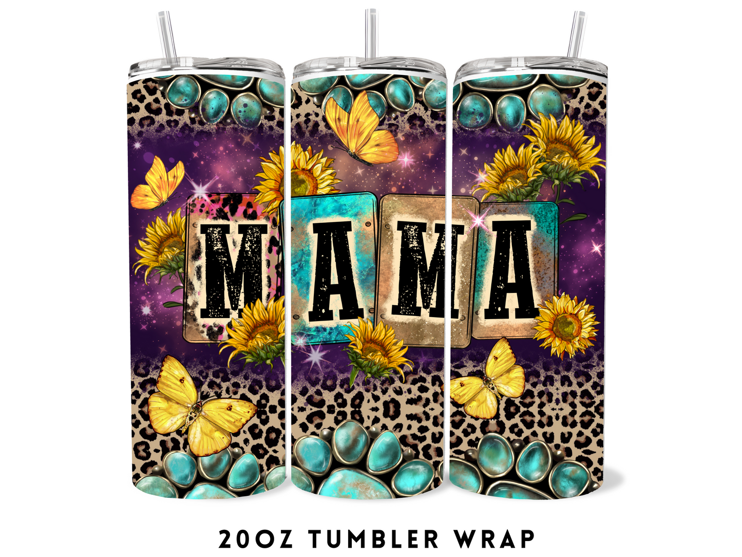 20oz SUBLIMATION TRANSFER- WESTERN MAMA