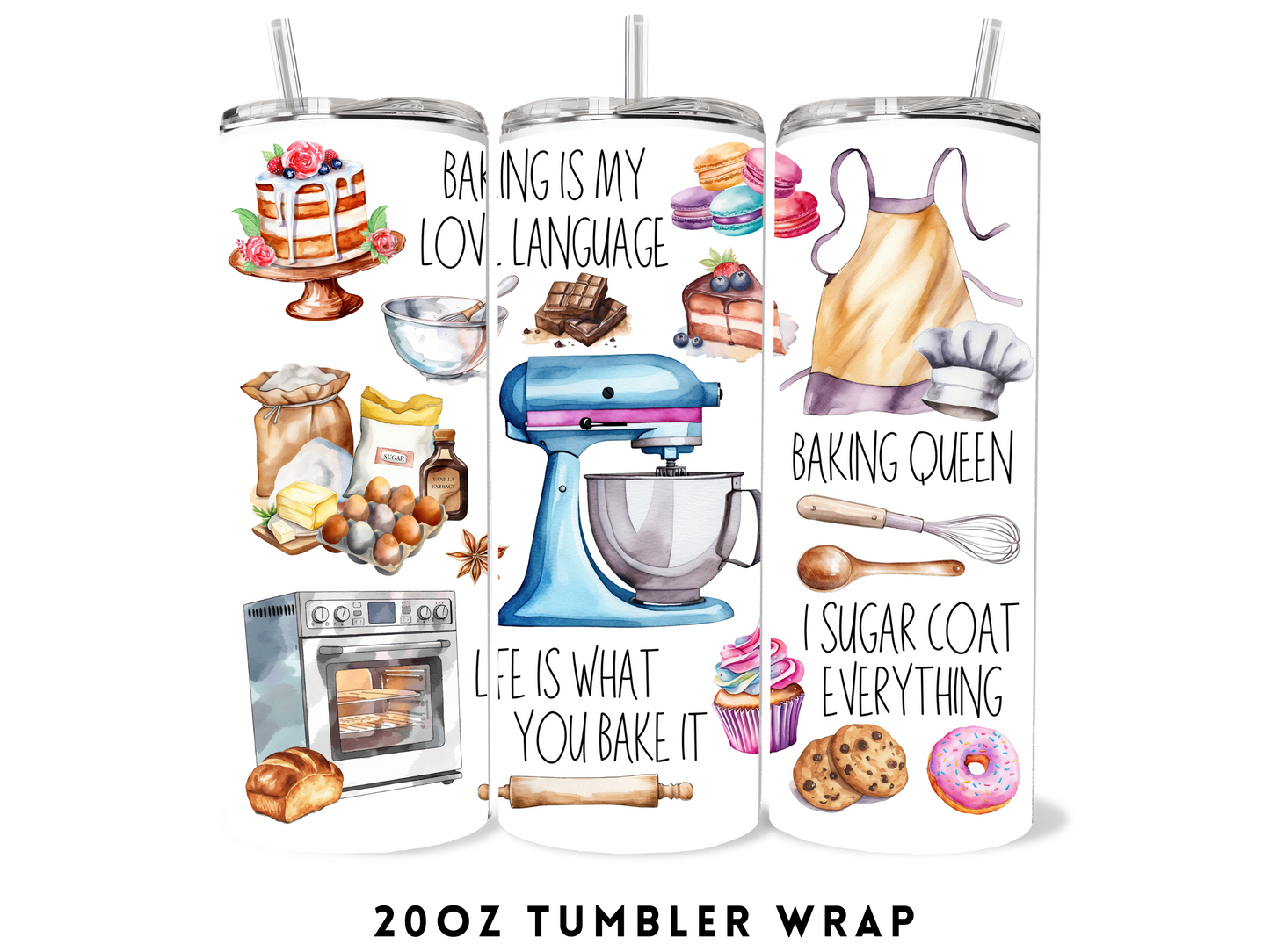 20oz SUBLIMATION TRANSFER- BAKING