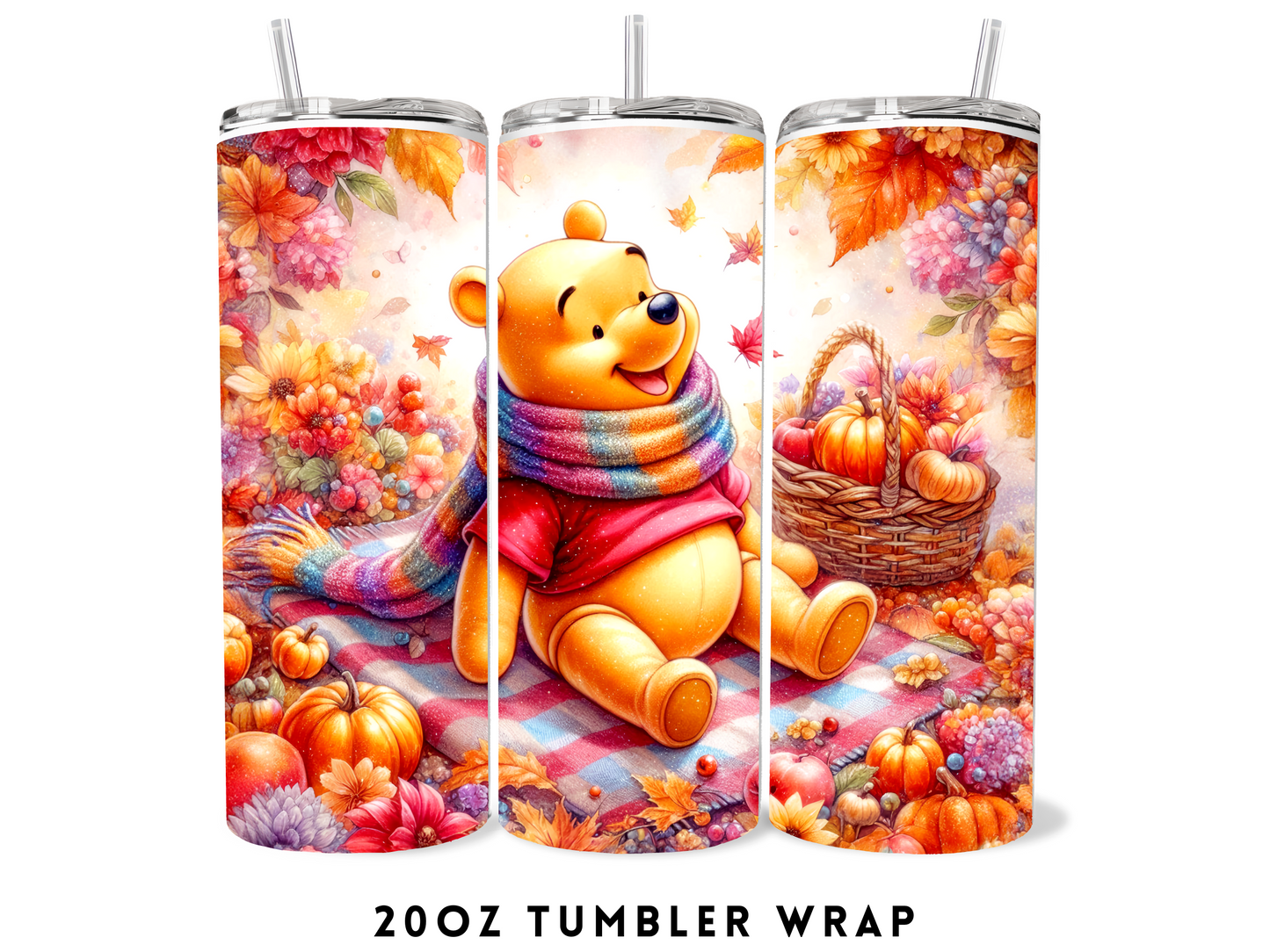 20oz SUBLIMATION TRANSFER- BEAR FALL