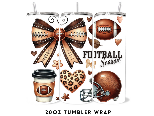 20oz SUBLIMATION TRANSFER- FOOTBALL SEASON