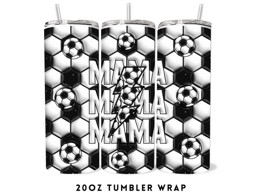 20oz SUBLIMATION TRANSFER- SOCCER MAMA