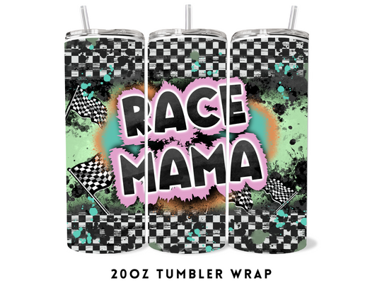 20oz SUBLIMATION TRANSFER- RACE MAMA