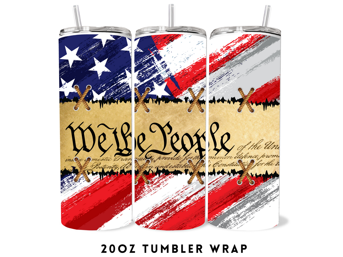 20oz SUBLIMATION TRANSFER- WE THE PEOPLE