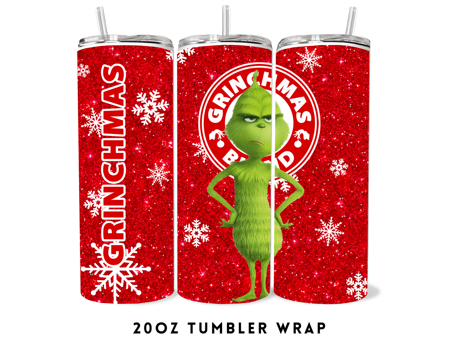 20oz SUBLIMATION TRANSFER- GRINCHMAS BLEND SBUCKS