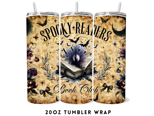 20oz SUBLIMATION TRANSFER- SPOOKY READERS BOOK CLUB