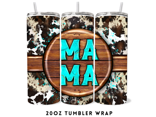 20oz SUBLIMATION TRANSFER- COWHIDE MAMA