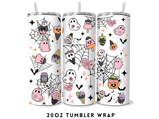 20oz SUBLIMATION TRANSFER- CUTE HALLOWEEN THINGS