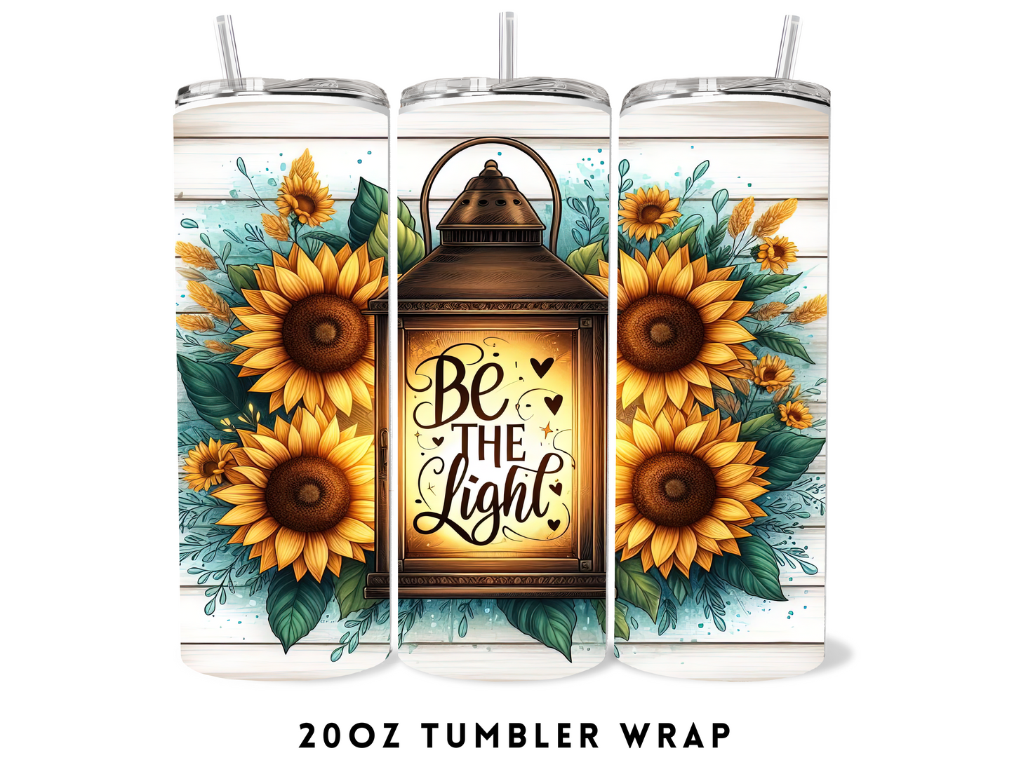 20oz SUBLIMATION TRANSFER- BE THE LIGHT