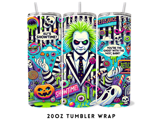 20oz SUBLIMATION TRANSFER- BEETLE JUICE THINGS