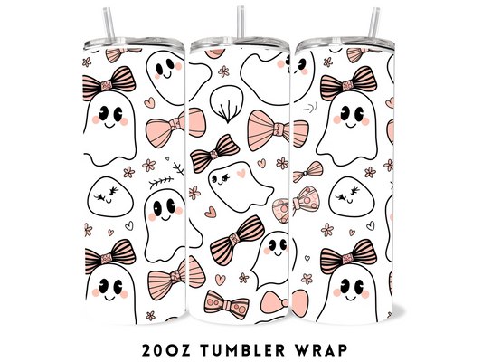 20oz SUBLIMATION TRANSFER- CUTE GHOSTIES