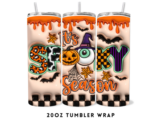 20oz SUBLIMATION TRANSFER- ITS SPOOKY SEASON