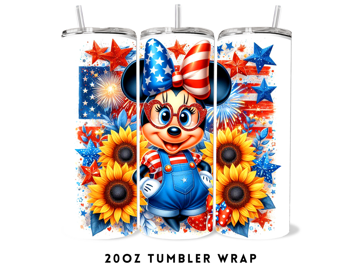 20oz SUBLIMATION TRANSFER- AMERICAN GIRL MOUSE