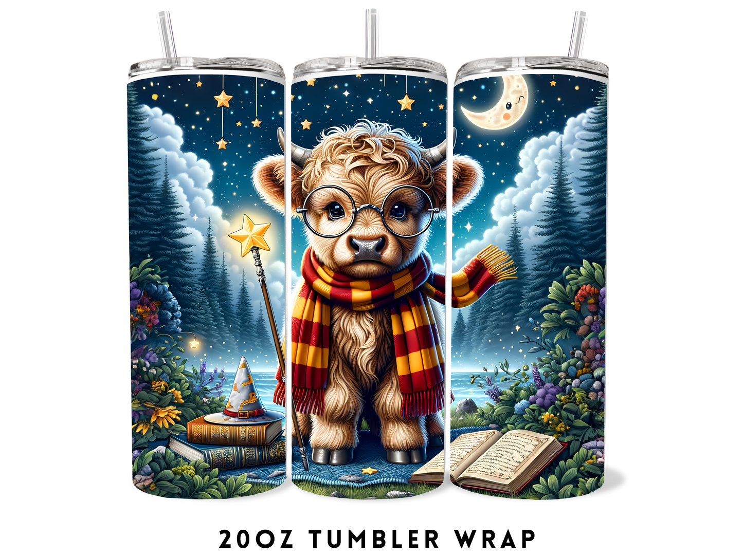 20oz SUBLIMATION TRANSFER- WIZARD HEIFER