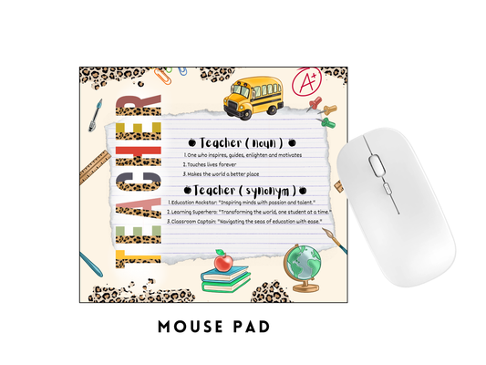 MOUSE PAD TRANSFER- TEACHER DEFINITION