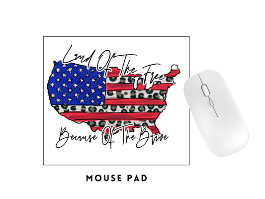 MOUSE PAD TRANSFER- LAND OF THE FREE