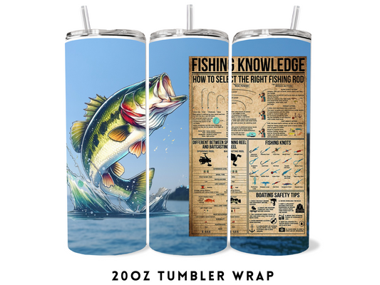 20oz SUBLIMATION TRANSFER- FISHING RULES