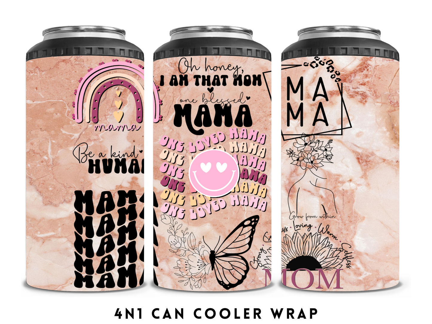 4n1 CAN COOLER- MAMA WORDS