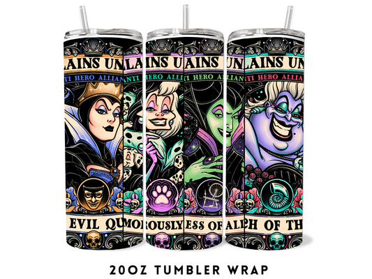 20oz SUBLIMATION TRANSFER- VILLIANS