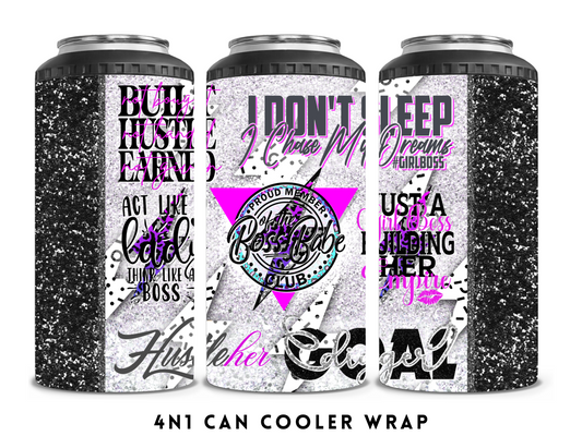 4n1 CAN COOLER- BOSS BABE CLUB