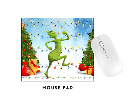 MOUSE PAD TRANSFER- HAPPY GREEN MAN