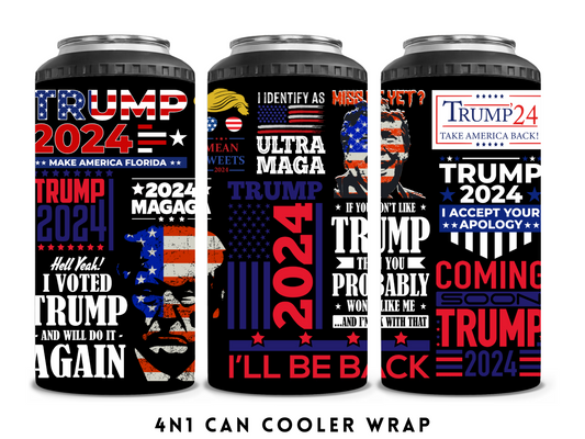 4n1 CAN COOLER- TRUMP 2024