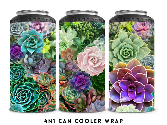 4n1 CAN COOLER- SUCCULENTS