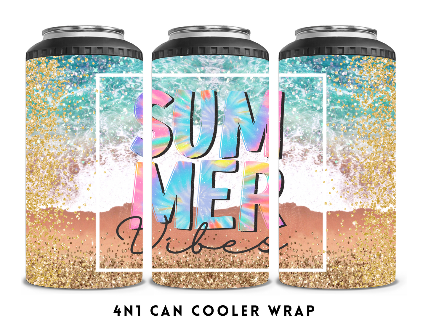 4n1 CAN COOLER- SUMMER VIBES