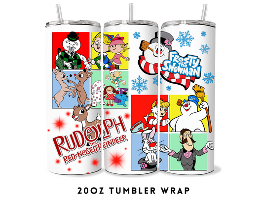 20oz SUBLIMATION TRANSFER- CHRISTMAS CLASSIC MOVIE