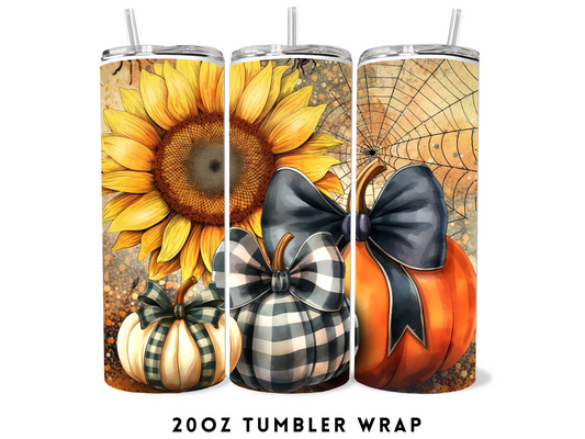 20oz SUBLIMATION TRANSFER- FALL PUMPKINS