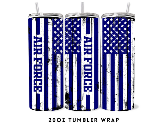 20oz SUBLIMATION TRANSFER- AIR FORCE FLAG