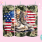 20oz SUBLIMATION TRANSFER - BOOTS AND AMERICAN FLAG